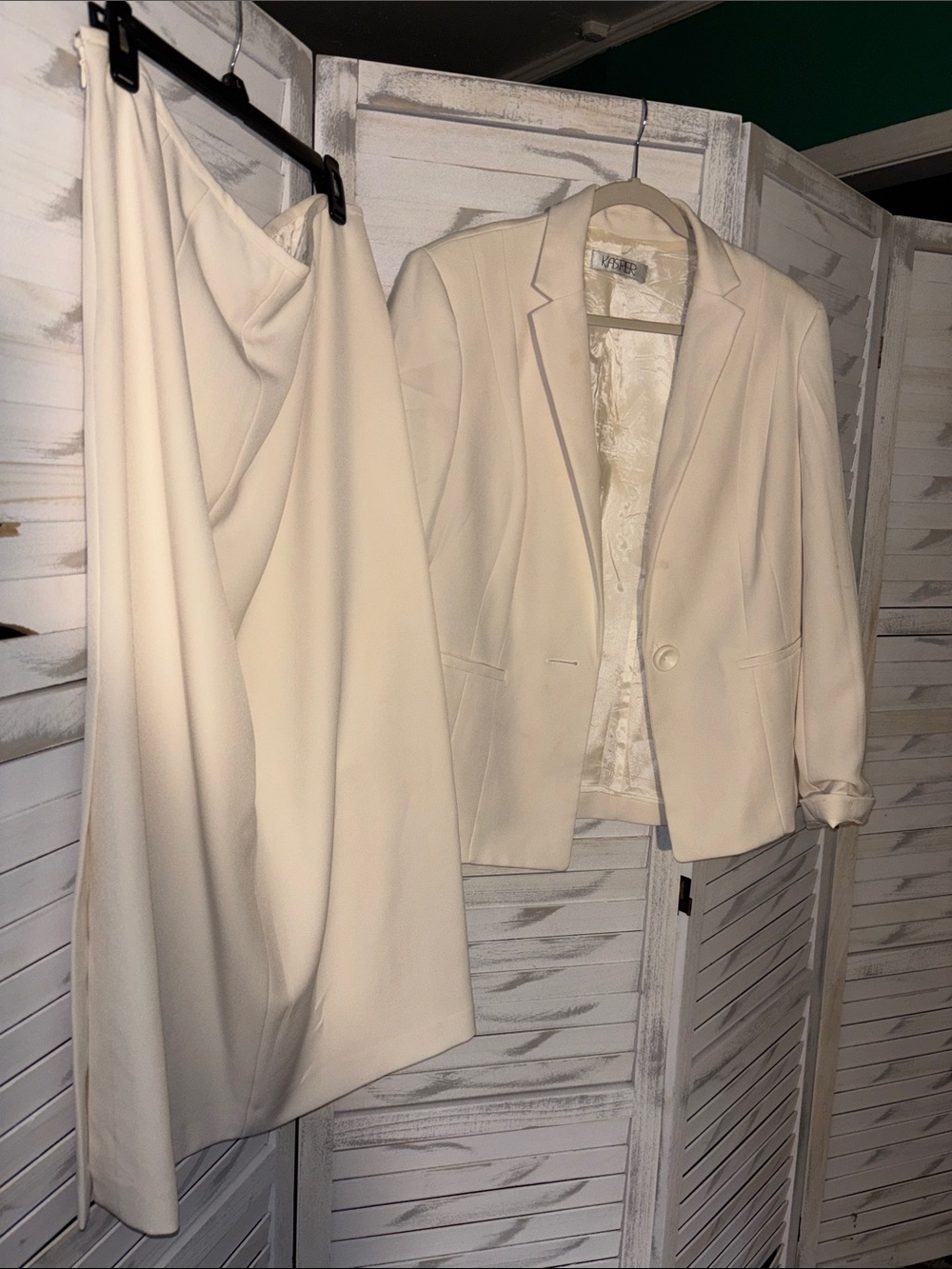 Kasper Cream Women's Blazer - Single-Button Tailored Jacket